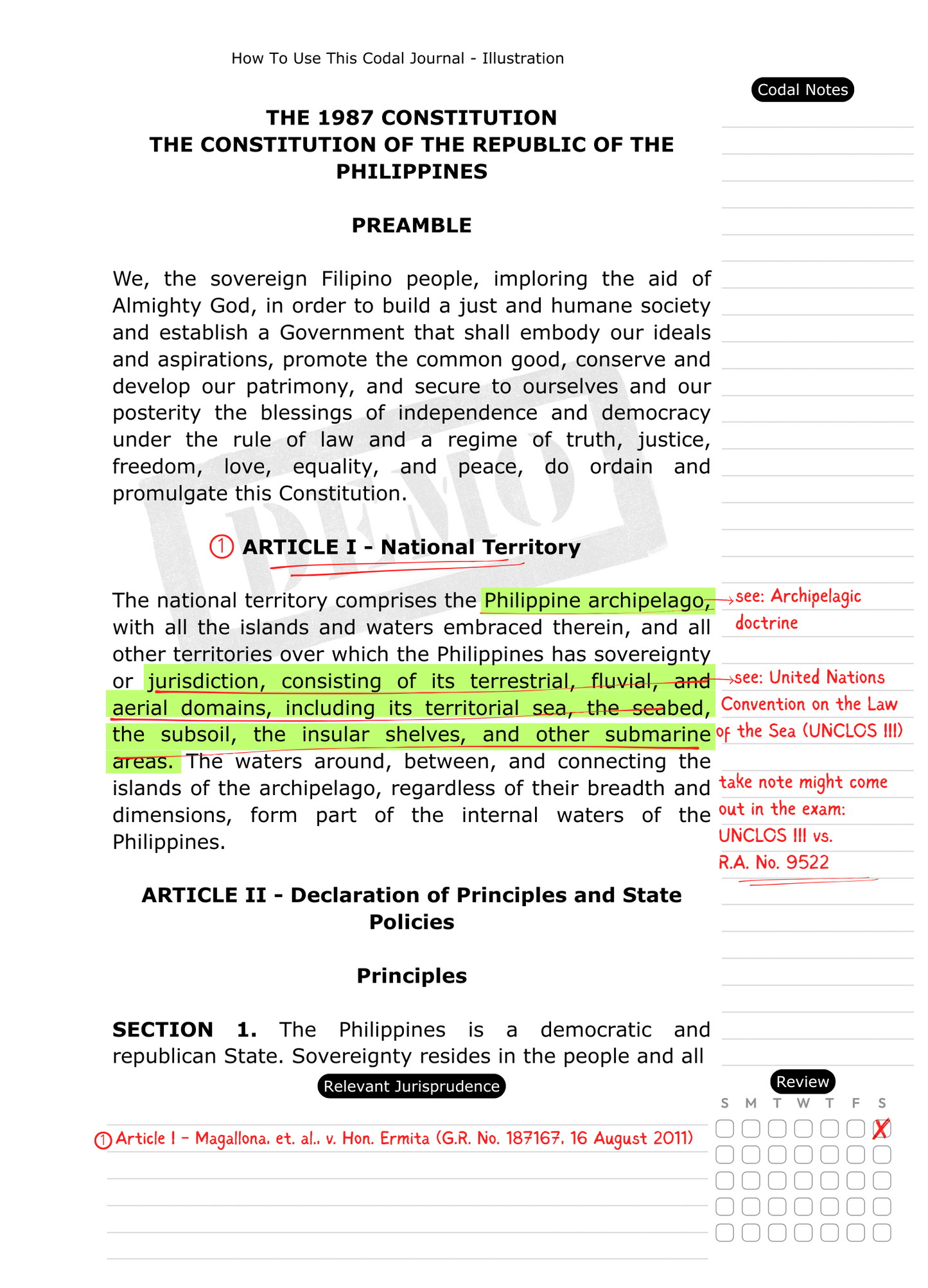 Revised Penal Code BOOK ONE Codal Journal