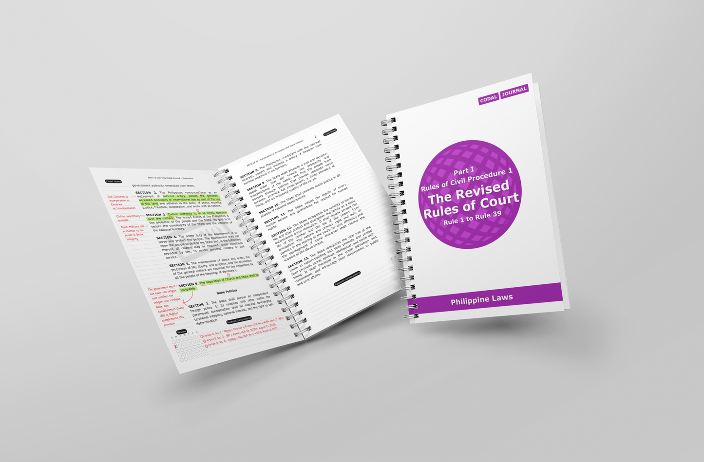 Rules of Court CIVIL PROCEDURE 1 Codal Journal