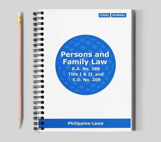 Person and Family Law Codal Journal